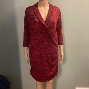 Red and black tunic dress size XL!